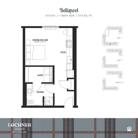 a floor plan of a bedroom apartment